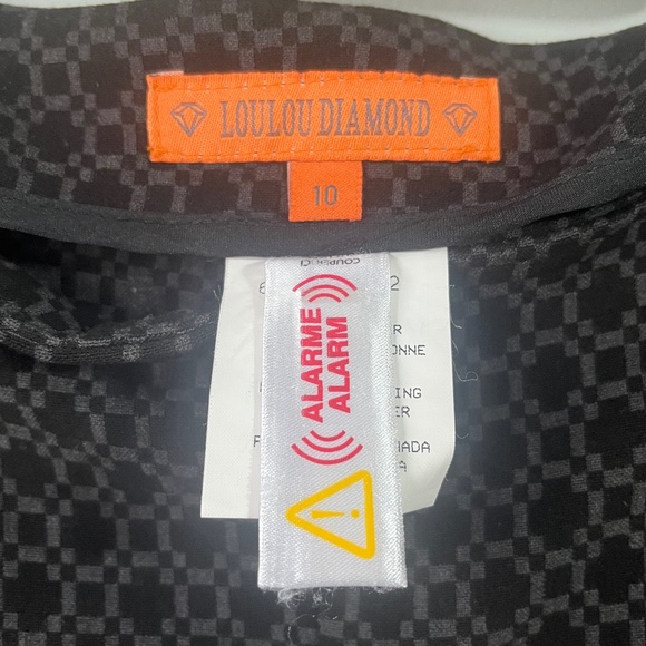 Loulou Diamond dress legging pants in grey size 10 - Picture 8 of 9